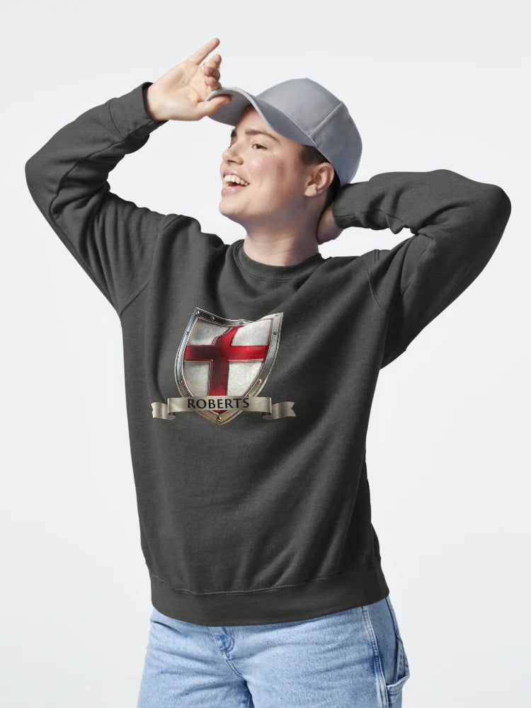 Roberts English Shield St George Cross with Bold Name Banner Classic T-Shirt