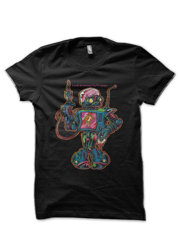 Robot Rock Black T-Shirt