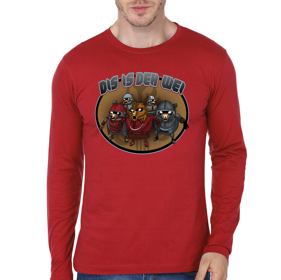 Dis is deh wei – This is the way mandalorian knuckles Red T-Shirt