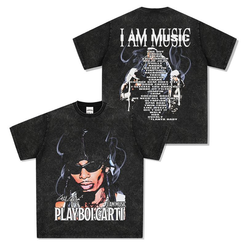 Playboi Carti "I Am Music" Tee Style005