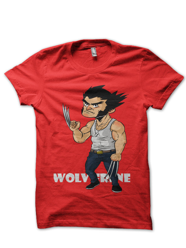 Wolverine Red Tee Style001