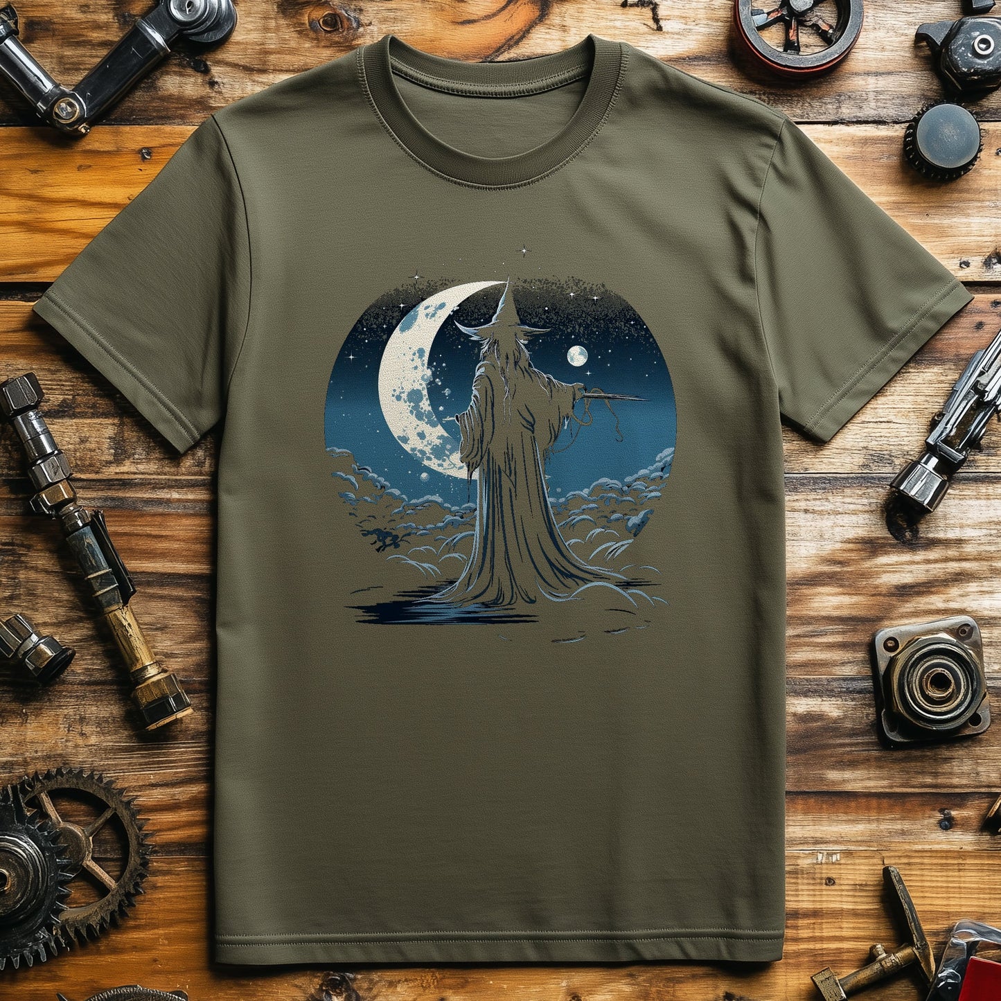Wizard Moon T-shirt - Enchantingly