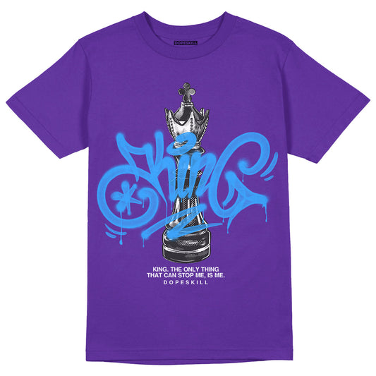 Court Purple 13s DopeSkill Purple T-shirt King Chess Graphic