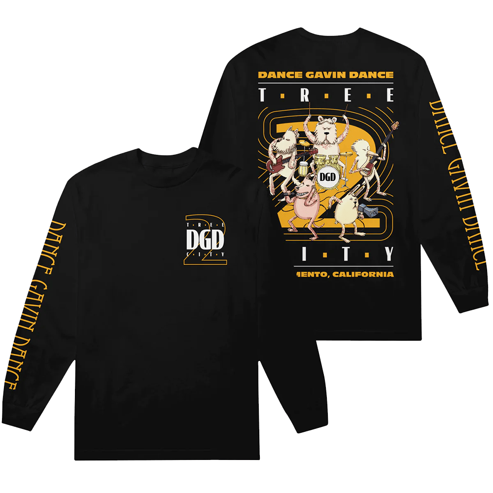 Dance Gavin Dance Merch DGD Tree City Long Sleeve T-Shirt Father's Day Gifts For Husband