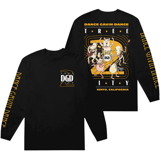 Dance Gavin Dance Merch DGD Tree City Long Sleeve T-Shirt Father's Day Gifts For Husband