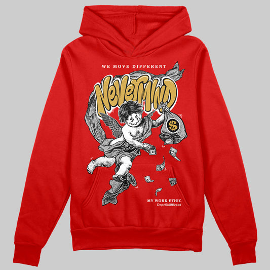 Bred Velvet 11s DopeSkill Red Hoodie Sweatshirt Nevermind Graphic