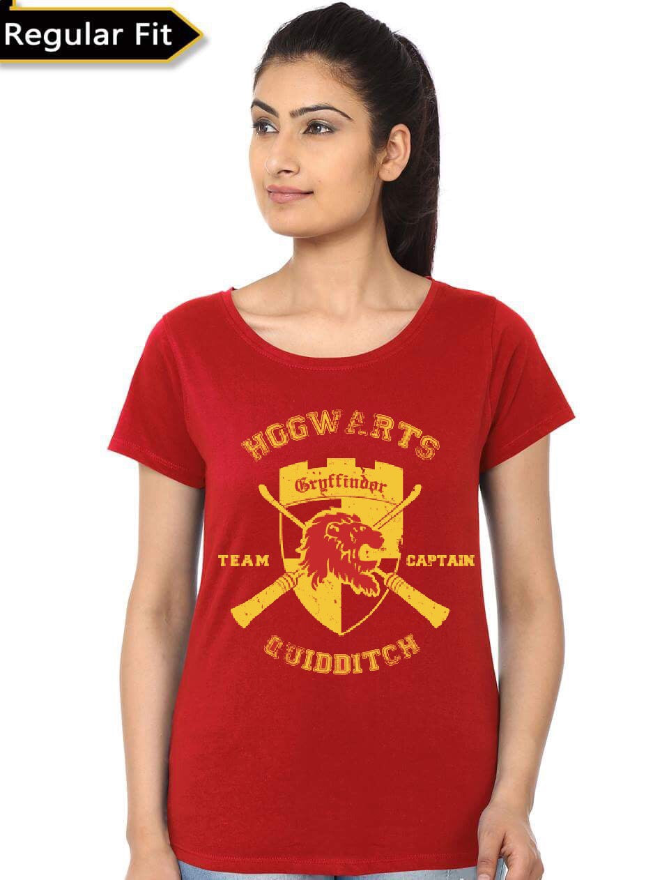 Hogwarts Team Girls Red Tee