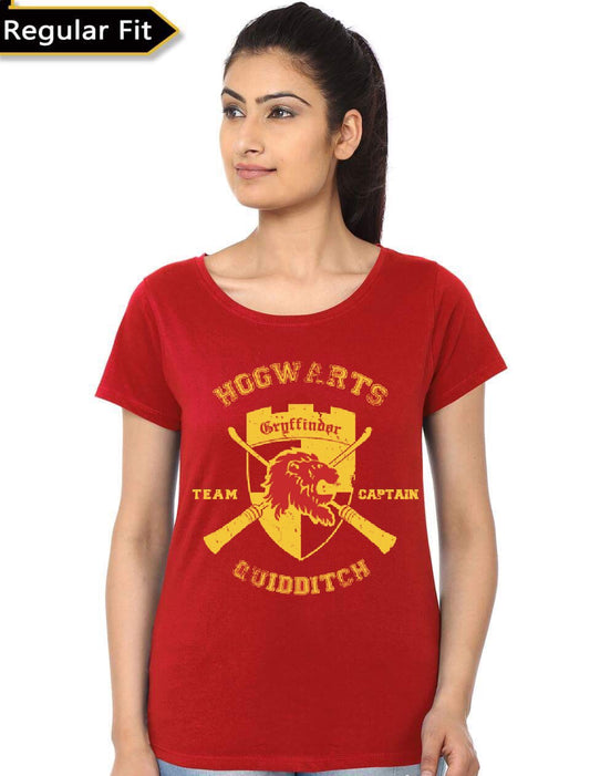 Hogwarts Team Girls Red Tee