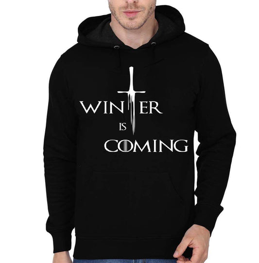 Winter Is Coming Black Hoodie