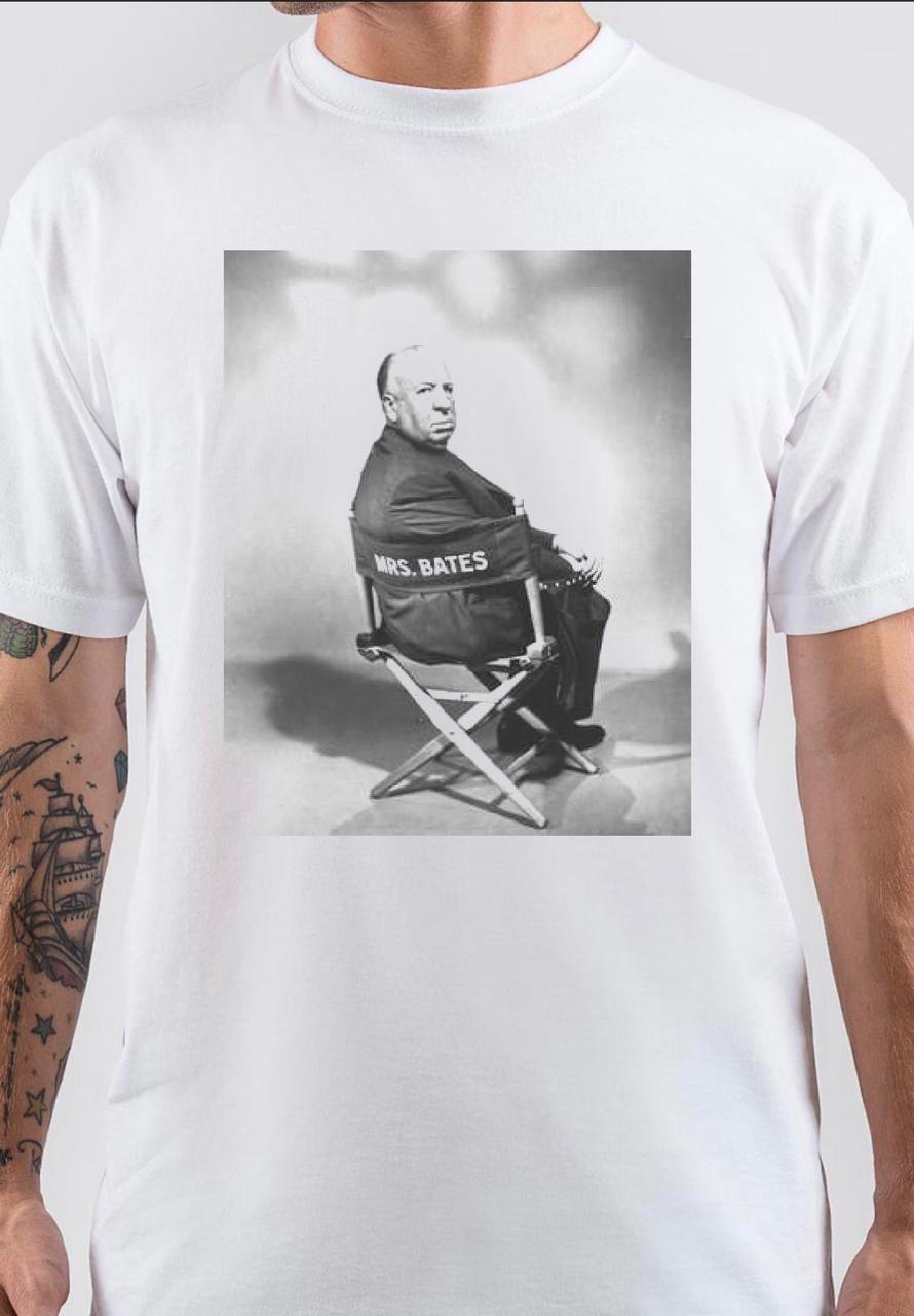 Alfred Hitchcock White T-Shirt