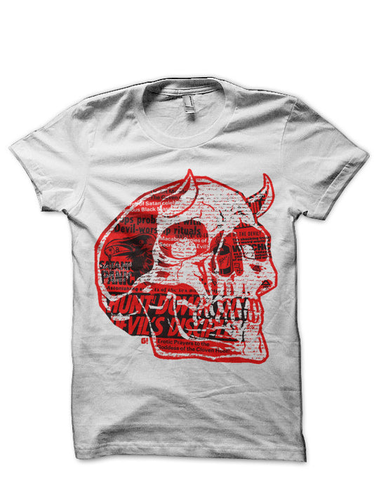 Antichrist White T-Shirt Style001