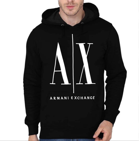 Armani Exchange Black Hoodie