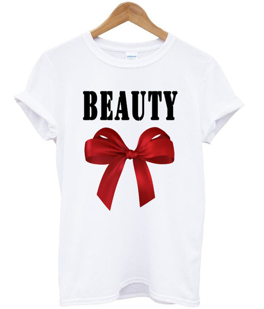 Beauty Red Bow T-shirt