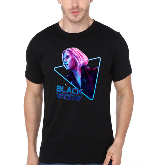 Black Widow â€“ Retro Black T-Shirt