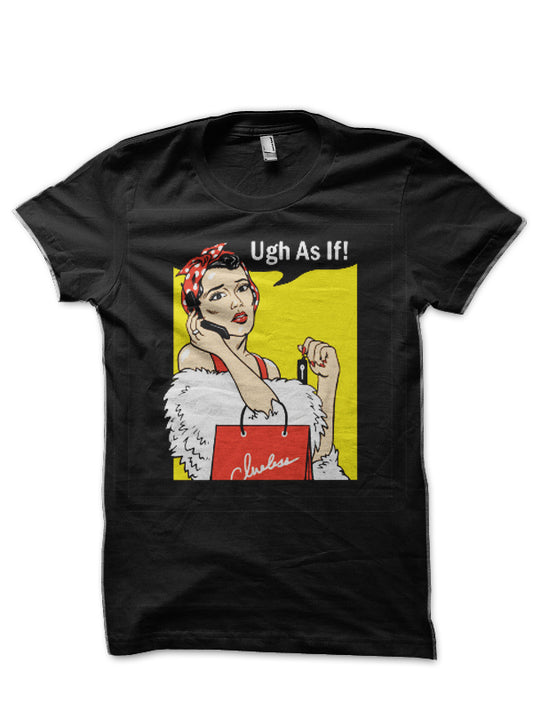 As If Rosie Black T-Shirt