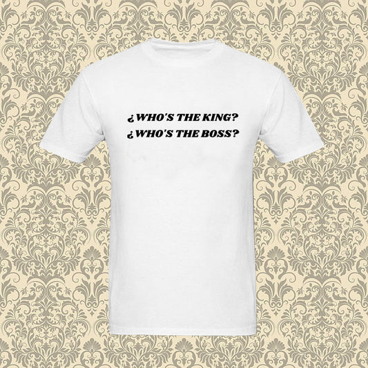 Daechwita SUGA AGUST D Who’s the king Who’s the boss T Shirt adm