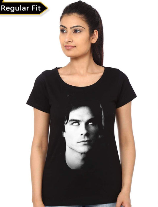 Damon Salvatore Girls T-Shirt