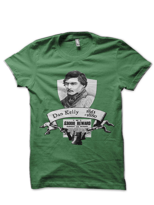 Dan Kelly Outlaw Green T-Shirt