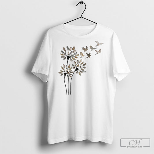 Dandelion Owl Flower Shirt