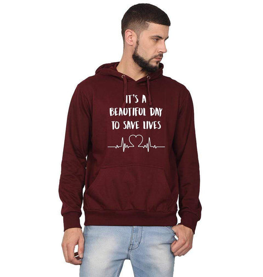 Greyâ€™s Anatomy Maroon Unisex Hoodie