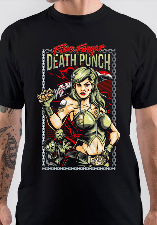 Five Finger Death Punch Band T-Shirt Style001
