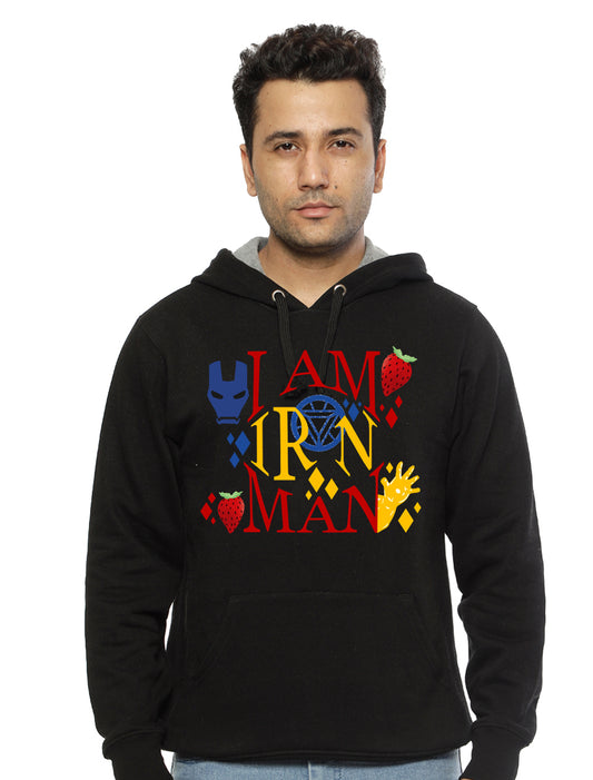 I Am Iron Man Black Hoodie Style001