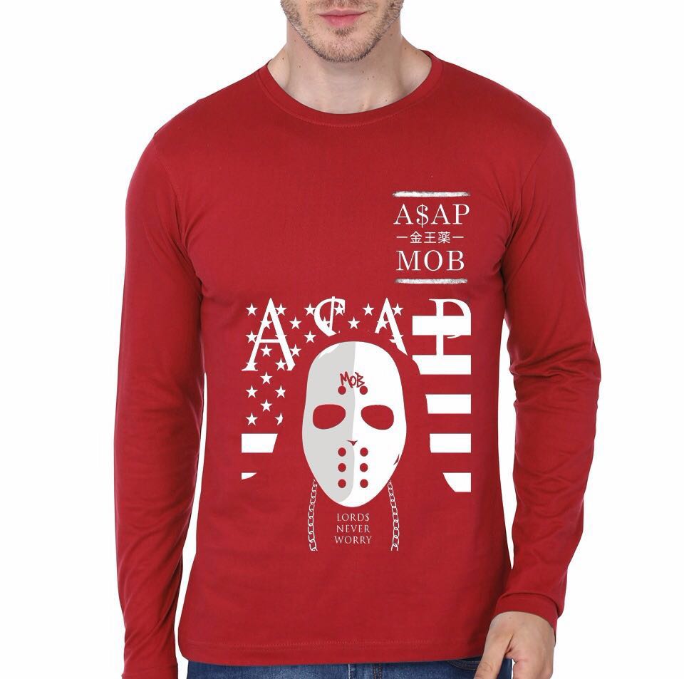 ASAP Red Full Sleeve Tee