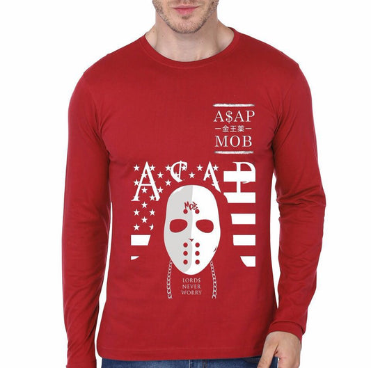 ASAP Red Full Sleeve Tee