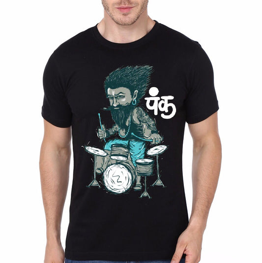 Punk Black T-Shirt Style001