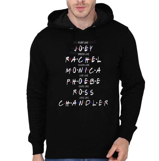Friends Black Hoodie