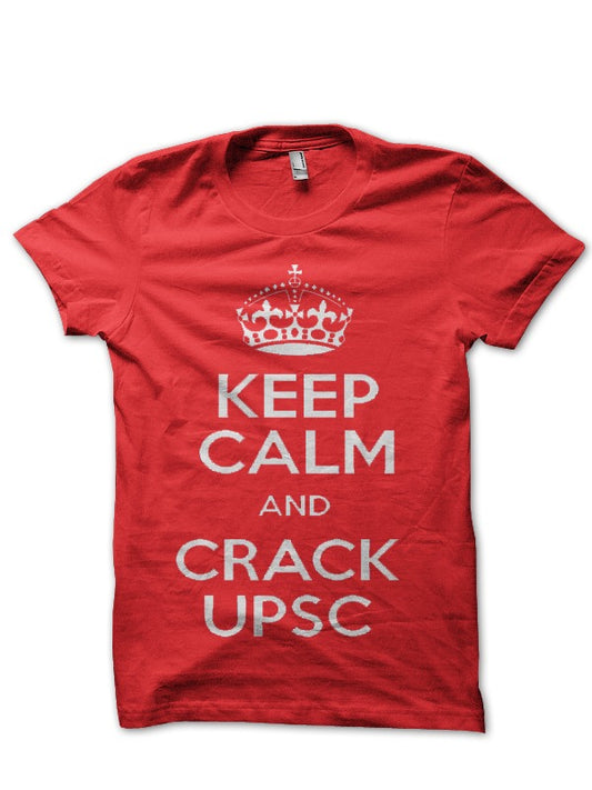 UPSC Red T-Shirt