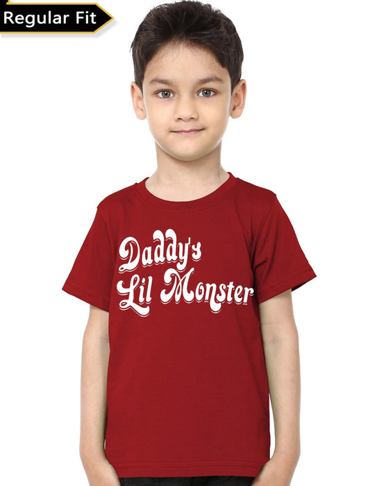 Daddyâ€™s Little Monster Kids Unisex T-Shirt
