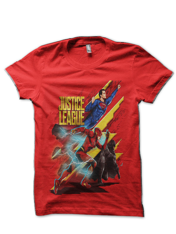 Justice League Red T-Shirt