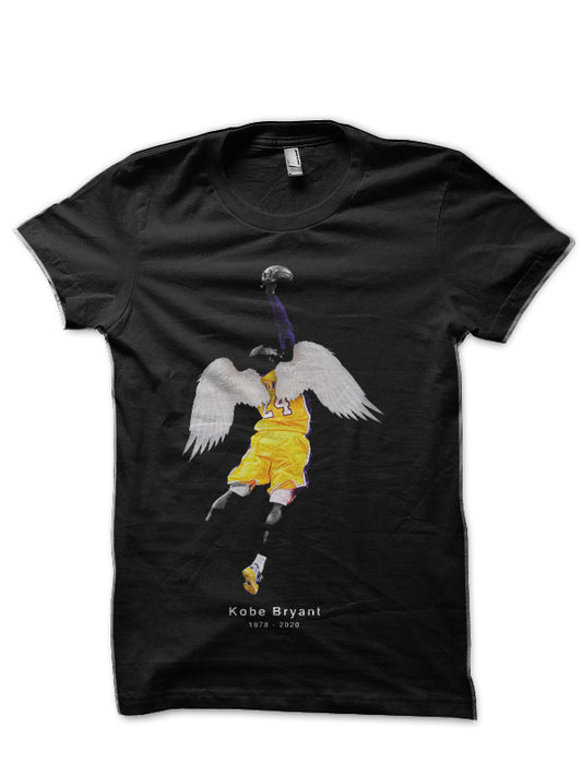 RIP Kobe Bryant Black T-Shirt Style001