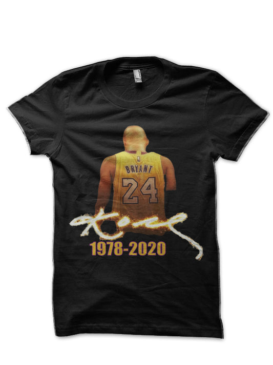 RIP Kobe Bryant Black T-Shirt