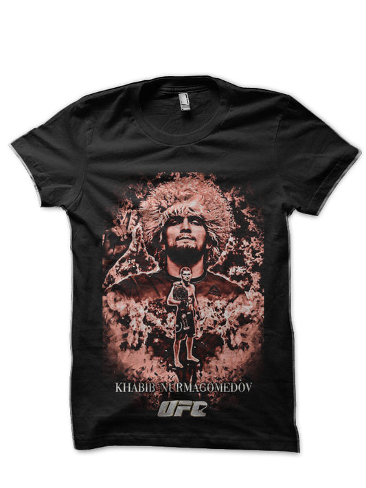 Khabib Nurmagomedov Black T-Shirt Style012