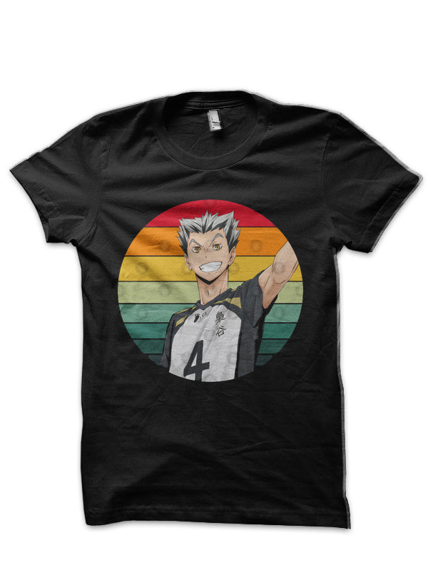 Haikyuu!!: Kotaro Bokuto 80â€™s Sunset Colored T-Shirt