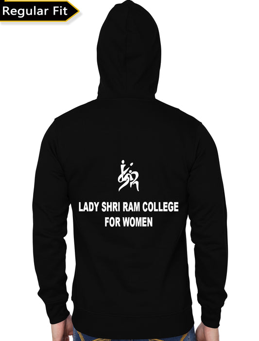 Lady Shri Ram College Black Hoodie