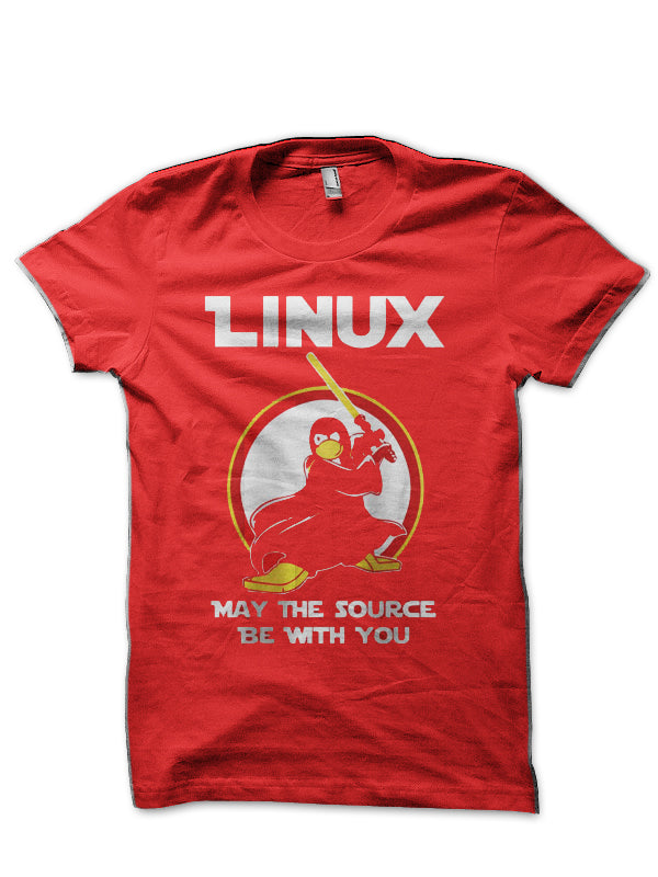 Linux Source Red T-Shirt