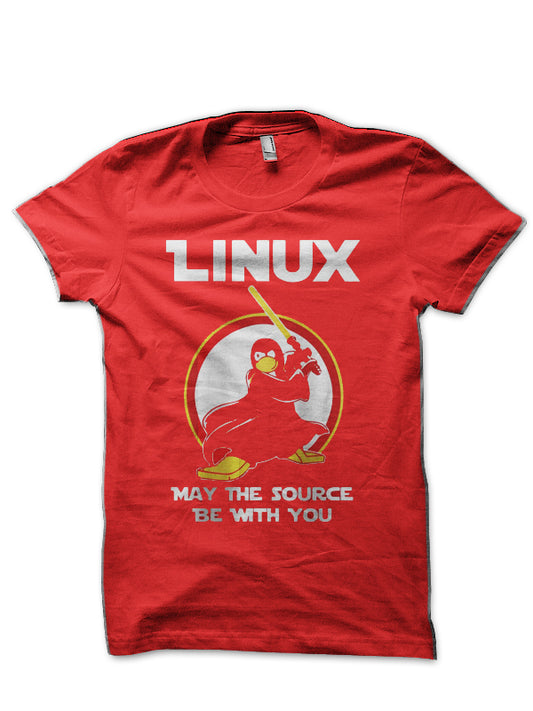Linux Source Red T-Shirt