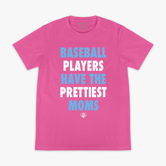Baseball Players Have The Prettiest Moms Tee - Pink/Blue