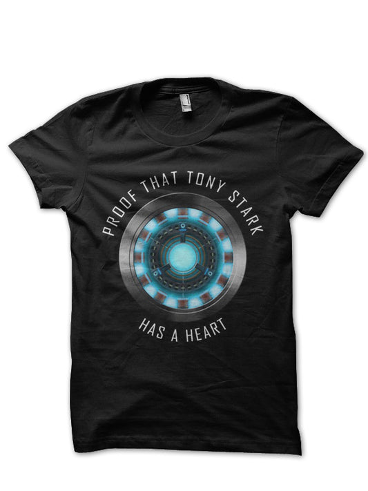 RIP Tony Stark Black T-Shirt