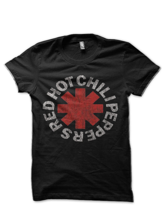 Red Hot Chili Peppers Black T-Shirt Style002
