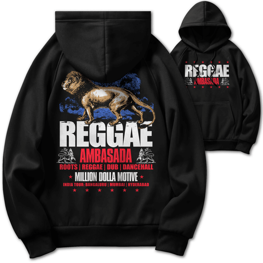 Reggae Ambasada - Black Hoodie Sweatshirt