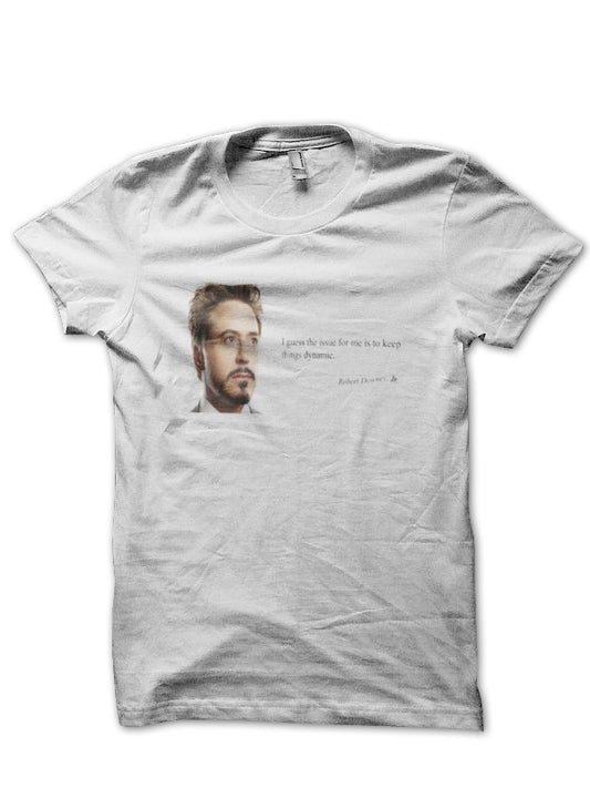 Robert Downey Jr. T-Shirt Style007
