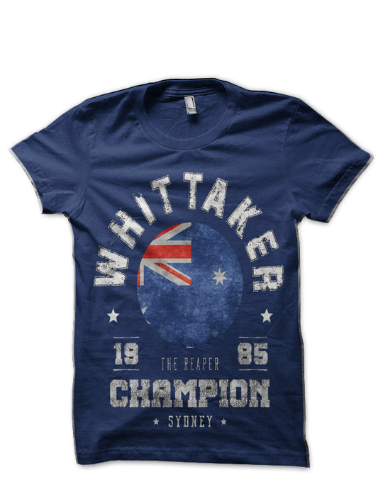 Robert Whittaker Navy Blue T-Shirt