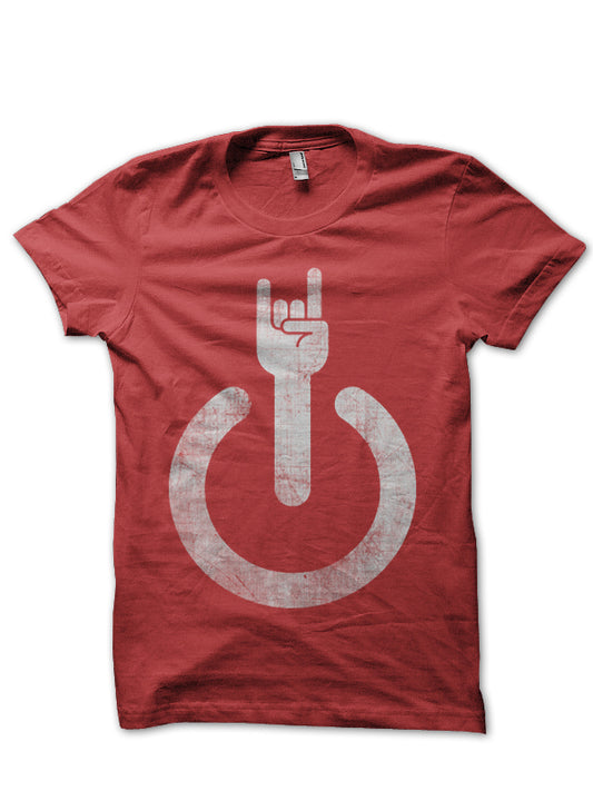 Rock On Red Tee