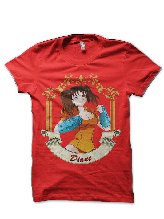 Diane â€“ Seven deadly Sins Red T-Shirt