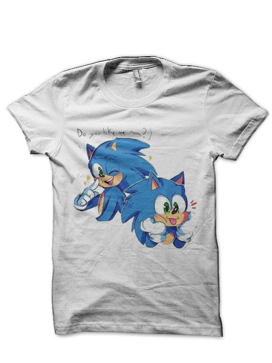 Sonic the Hedgehog Half Sleeve T-Shirt Style002