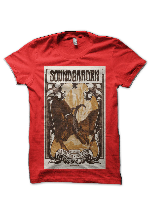 Soundgarden Red T-Shirt Style001